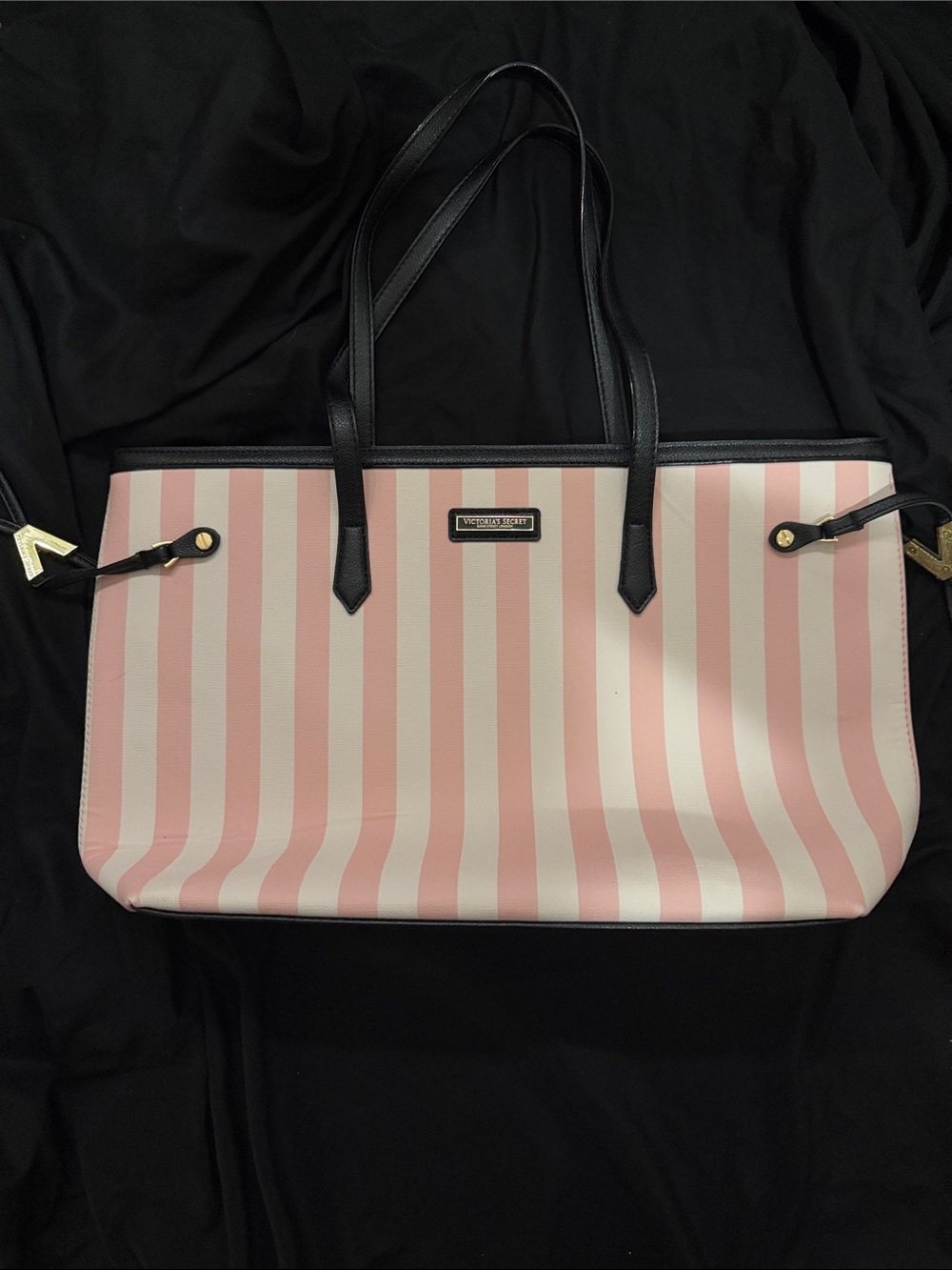 Victoria's Secret ICONIC HERITAGE STRIPE TOTE BAG
